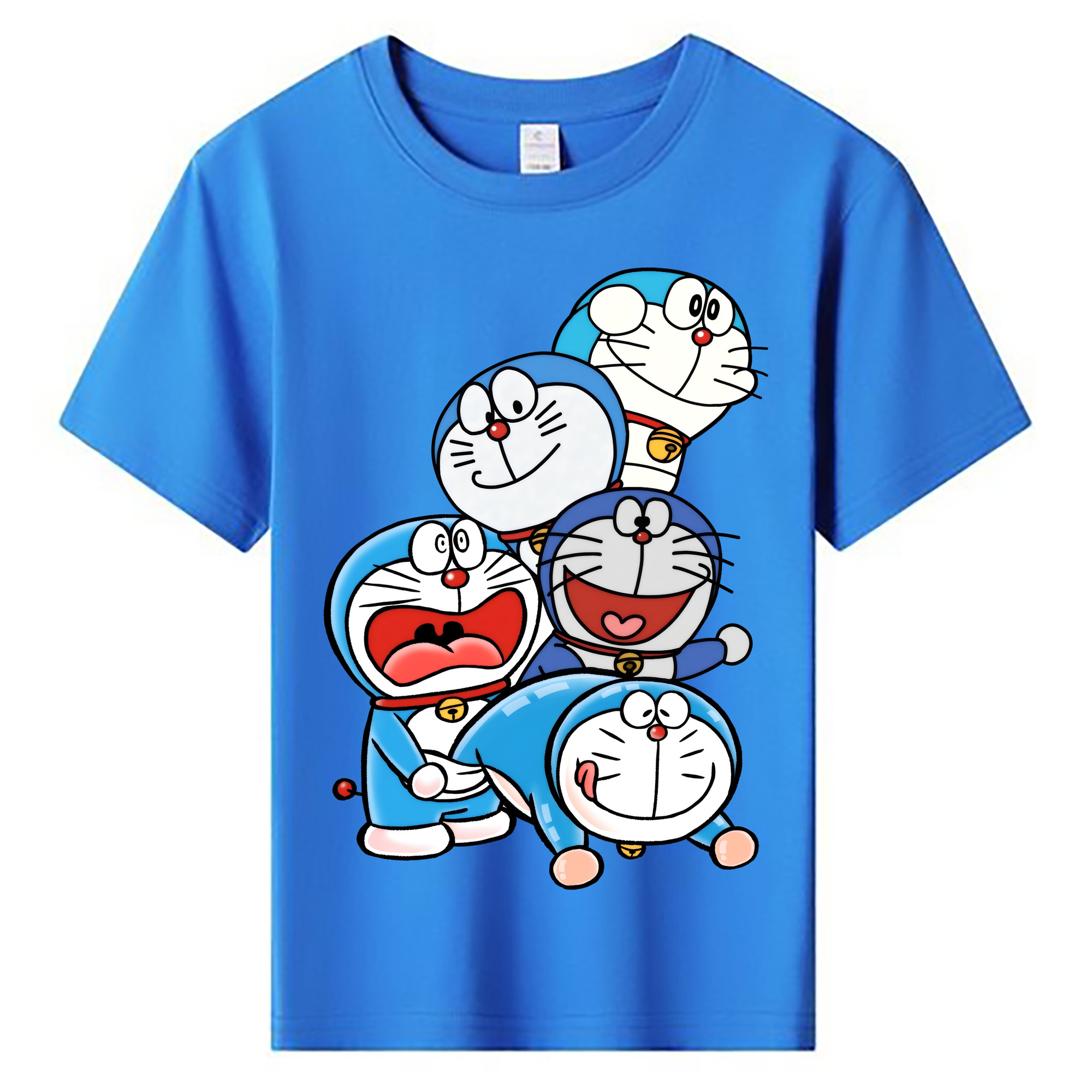 （画像用） ドラえもん Doraemon 綿100％キッズTシャツ（フロントプリント）